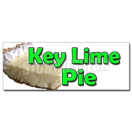 Signmission KEY LIME PIE DECAL sticker bakery eggs sweets pie graham cracker crust, D-48 Key Lime Pie D-48 Key Lime Pie